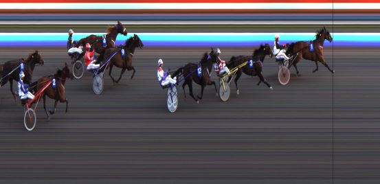 Målfoto for løp 2 på bane JA den 19.09.2014