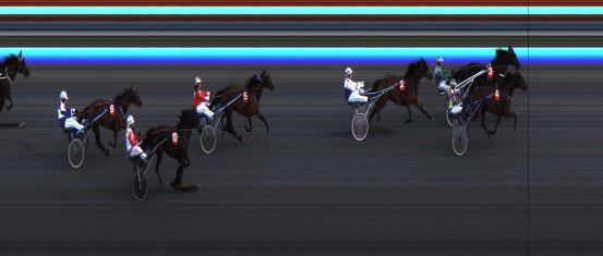 Målfoto for løp 3 på bane JA den 19.09.2014