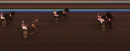 Målfoto for løp 3 på bane JA den 25.09.2014