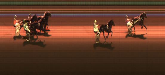 Målfoto for løp 8 på bane JA den 25.09.2014