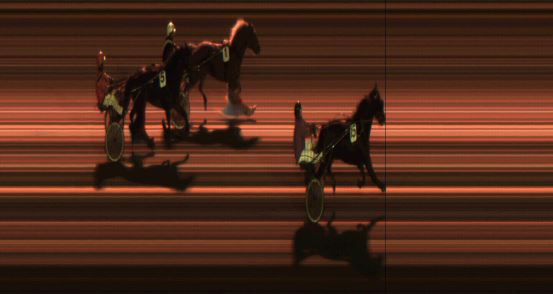 Målfoto for løp 5 på bane JA den 04.10.2014