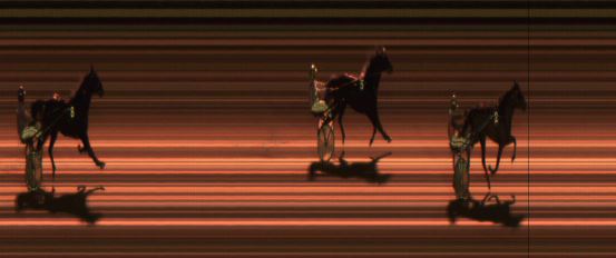 Målfoto for løp 6 på bane JA den 04.10.2014