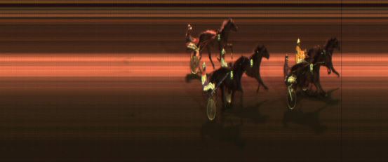 Målfoto for løp 4 på bane JA den 10.10.2014