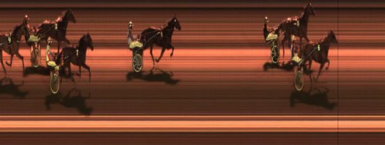 Målfoto for løp 6 på bane JA den 24.10.2014