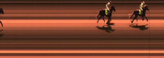 Målfoto for løp 9 på bane JA den 24.10.2014