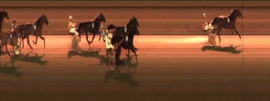 Målfoto for løp 2 på bane JA den 13.12.2014