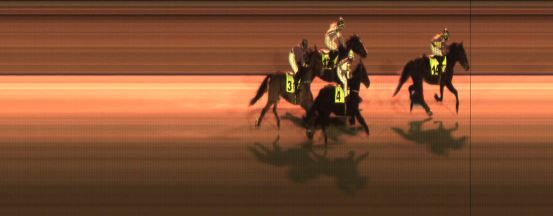 Målfoto for løp 3 på bane JA den 13.12.2014