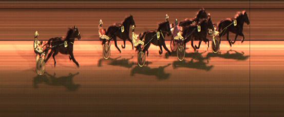 Målfoto for løp 5 på bane JA den 13.12.2014