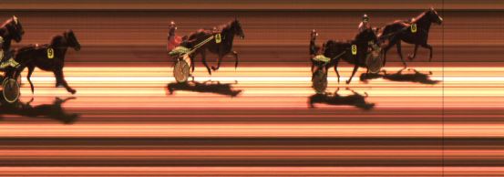 Målfoto for løp 1 på bane JA den 02.01.2015