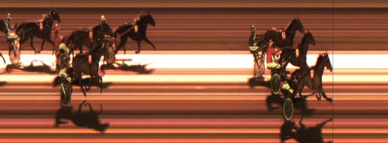 Målfoto for løp 3 på bane JA den 02.01.2015