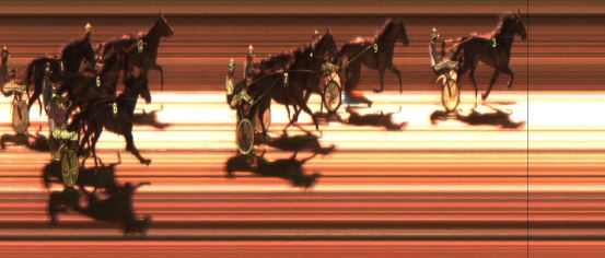 Målfoto for løp 6 på bane JA den 02.01.2015