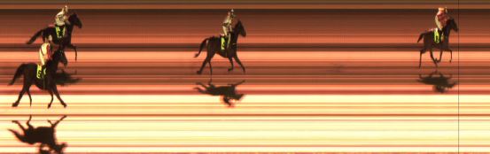 Målfoto for løp 3 på bane JA den 16.01.2015