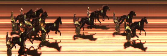 Målfoto for løp 4 på bane JA den 16.01.2015