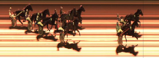 Målfoto for løp 6 på bane JA den 16.01.2015