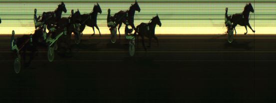 Målfoto for løp 6 på bane JA den 30.01.2015