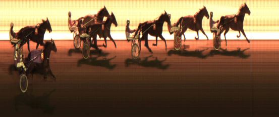 Målfoto for løp 3 på bane JA den 06.02.2015