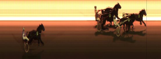 Målfoto for løp 9 på bane JA den 06.02.2015