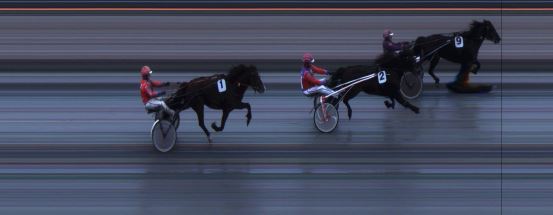 Målfoto for løp 5 på bane JA den 14.02.2015