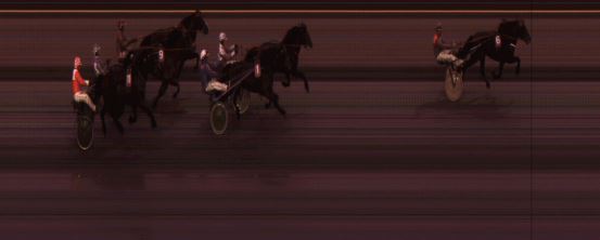 Målfoto for løp 8 på bane JA den 14.02.2015