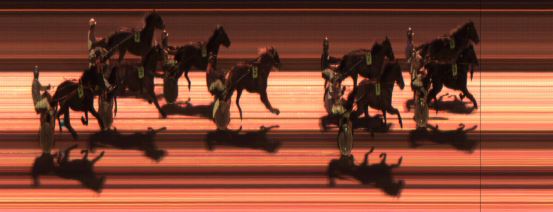 Målfoto for løp 9 på bane JA den 14.02.2015