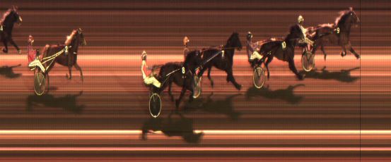 Målfoto for løp 6 på bane JA den 27.02.2015