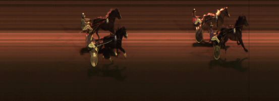 Målfoto for løp 2 på bane JA den 13.03.2015