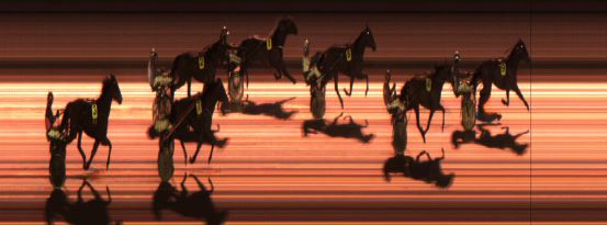 Målfoto for løp 1 på bane JA den 20.03.2015