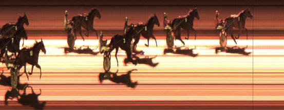 Målfoto for løp 6 på bane JA den 20.03.2015