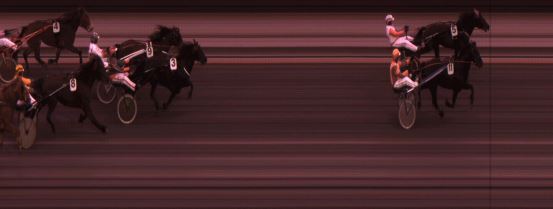 Målfoto for løp 5 på bane JA den 29.03.2015