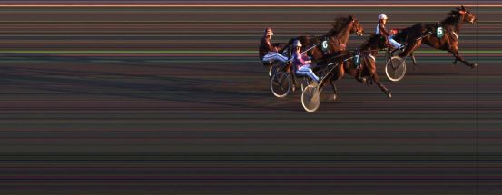 Målfoto for løp 4 på bane JA den 09.04.2015