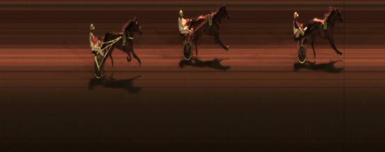 Målfoto for løp 9 på bane JA den 17.04.2015