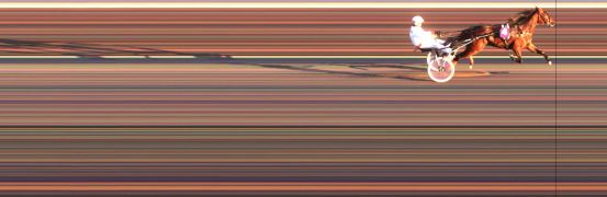 Målfoto for løp 8 på bane JA den 26.04.2015