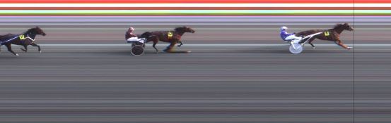 Målfoto for løp 1 på bane JA den 03.05.2015