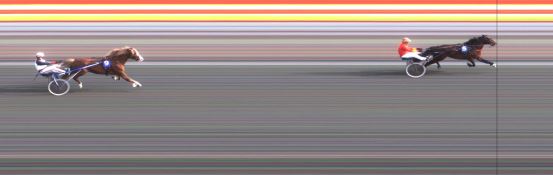 Målfoto for løp 2 på bane JA den 03.05.2015