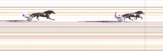 Målfoto for løp 1 på bane JA den 08.05.2015