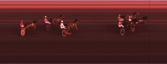 Målfoto for løp 9 på bane JA den 08.05.2015