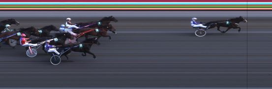 Målfoto for løp 4 på bane JA den 12.06.2015