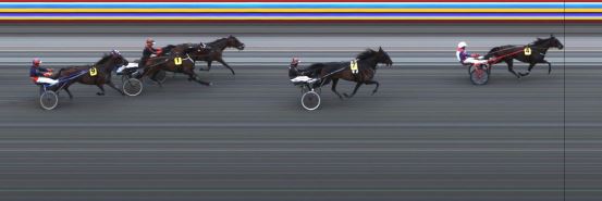 Målfoto for løp 1 på bane JA den 18.06.2015