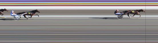 Målfoto for løp 1 på bane JA den 02.07.2015