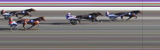 Målfoto for løp 2 på bane JA den 03.07.2015