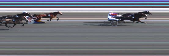 Målfoto for løp 6 på bane JA den 04.07.2015