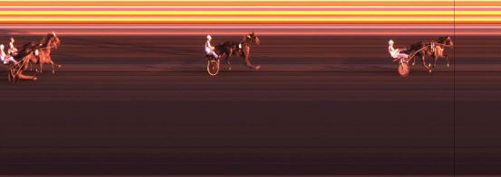 Målfoto for løp 6 på bane JA den 21.08.2015