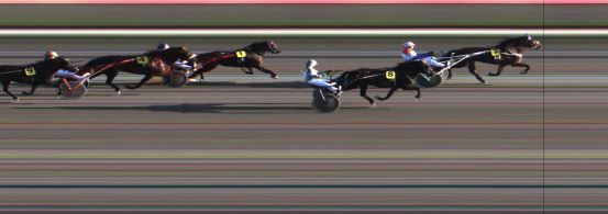 Målfoto for løp 1 på bane JA den 03.09.2015