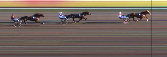 Målfoto for løp 2 på bane JA den 03.09.2015