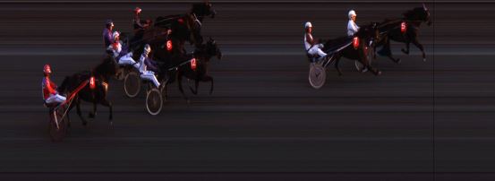 Målfoto for løp 3 på bane JA den 18.09.2015