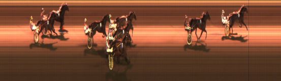 Målfoto for løp 2 på bane JA den 03.10.2015