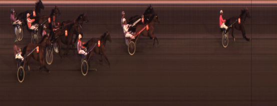 Målfoto for løp 3 på bane JA den 11.10.2015