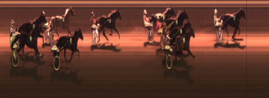 Målfoto for løp 4 på bane JA den 11.10.2015