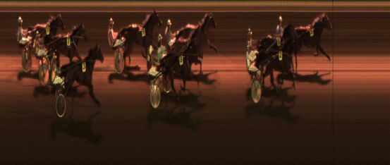 Målfoto for løp 1 på bane JA den 23.10.2015