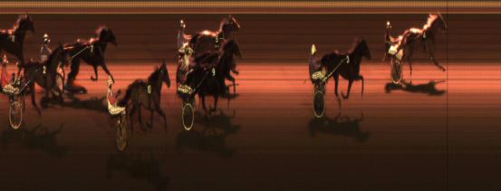 Målfoto for løp 6 på bane JA den 23.10.2015